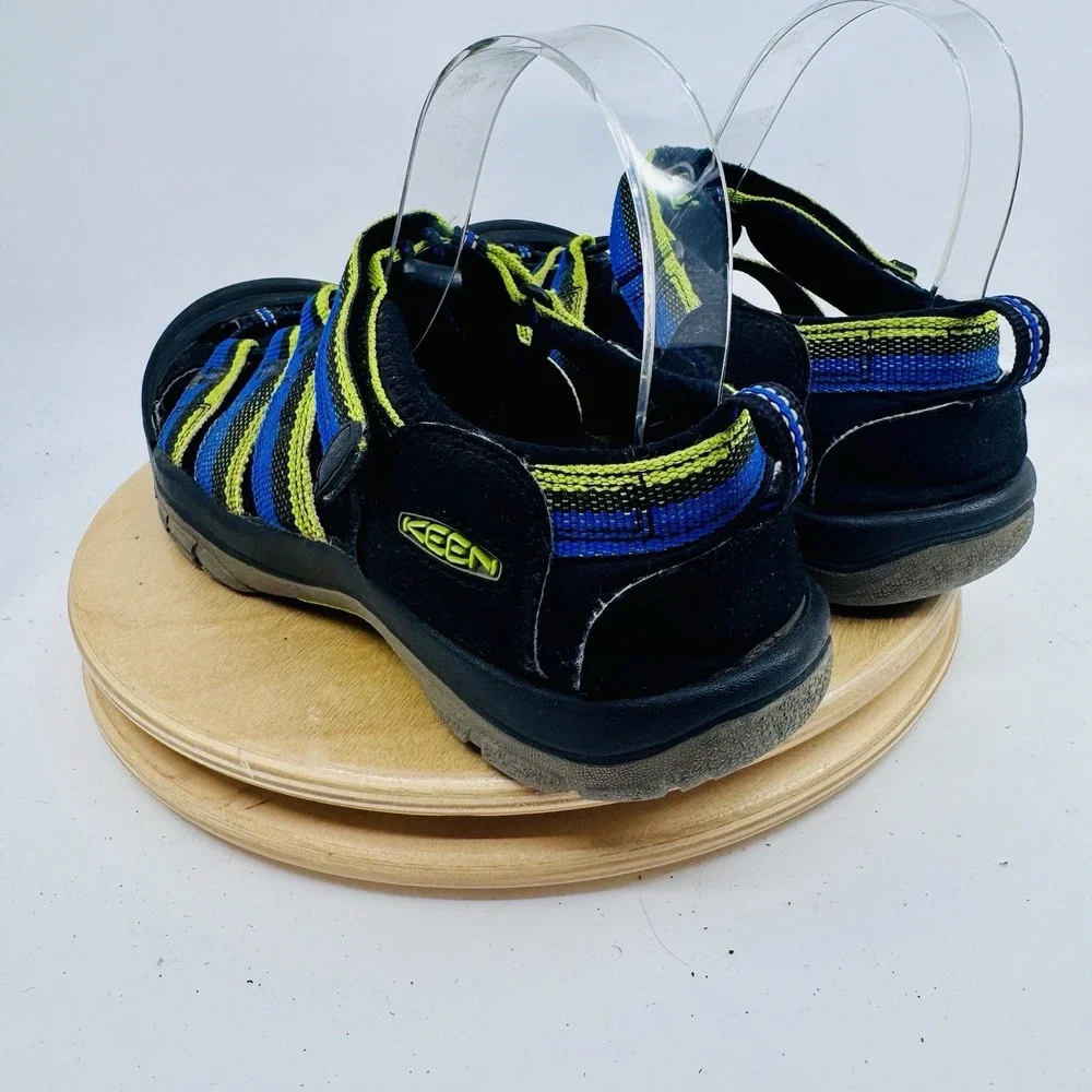 KEEN Newport H2 Shoes Men's 7 Black Blue Green Outdoor Hiking Sport Sandals